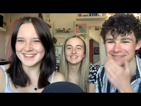 My friends try ASMR 😂❤️
