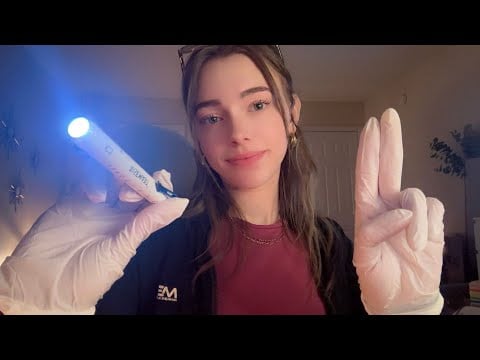 ASMR Facial consultation and Eye Exam (+light triggers, measuring, personal attention) 