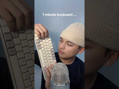 #asmr 1 minute keyboard typing ⌨️