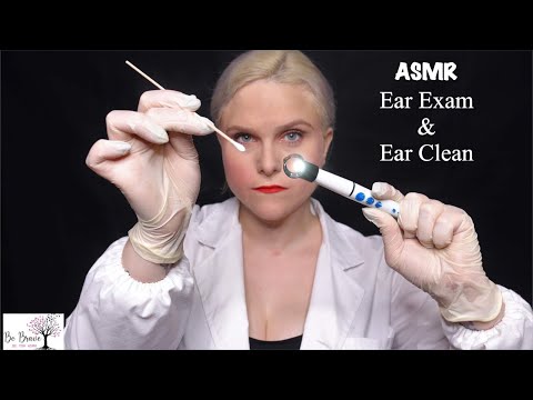 ASMR Ear Exam & Cleaning Roleplay: Gloves, Picking, Scratching, Massage, Metal & Q Tip