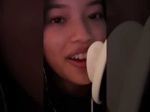 You’re gonna feel this one in your brain and ears #asmr #mouthsounds #eartoear #tingles #shorts
