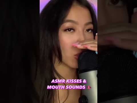 ASMR KISSES & MOUTH SOUNDS # #asmr #asmrsounds #asmrvideo #asmrcommunity #shorts #asmrmouthsounds