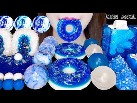 【ASMR】【咀嚼音 】GALAXY FOOD KOHAKUTO EDIBLE CUP DONUTS JELLY MUKBANG 먹방 食べる音 EATINGSOUNDS NOTALKING