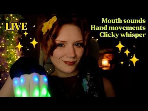 ASMR Jellyfish with Light gloves,Thunerstorm with Light, Invisible slime,Inaudible whisper, Kisses✨