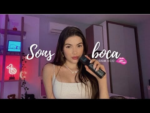 ASMR | SONS DE BOCA COM ECO  VOCÊ VAI DORMIR RAPIDINHO