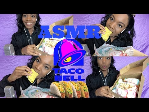 ASMR TACO BELL MUKBANG 🌮🔔| CRUNCH SOUNDS | EATING SOUNDS | WET MOUTH SOUNDS