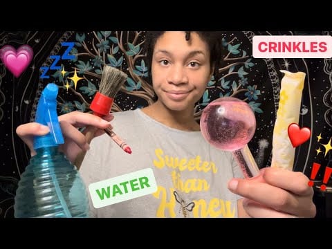 ASMR - Water & Crinkles (Alysa)