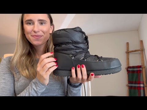 ASMR Unboxing Clothes For Ski Season 🎿⛷️✨🩷 Box Tapping, Fabric Sounds, Relaxing Whispers