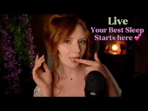 ASMR Spit painting,Kisses,Honey spoon,Mouth sounds,Mic scratching,Wooden skin care,Inaudible whisper