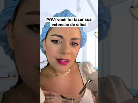 POV: você foi fazer sua extensão de cílios #shorts