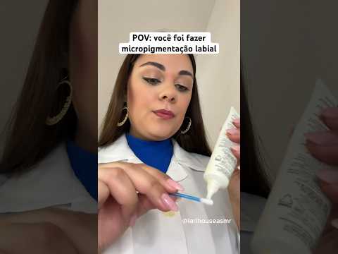 POV: você foi fazer micropigmentação labial #shorts #humor