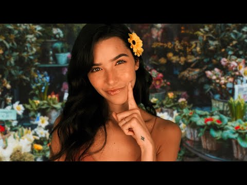 ASMR Florist Decorates You! 🌻