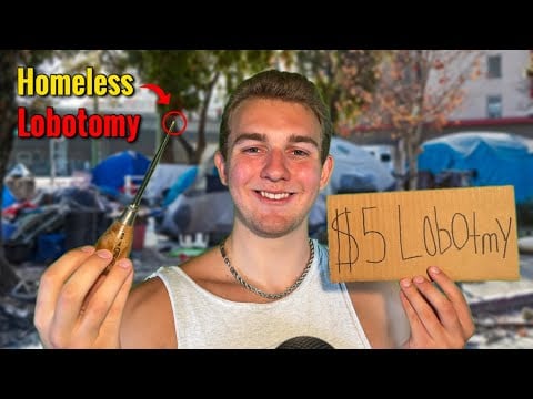 ASMR Homeless Guy gives you a Lobotomy