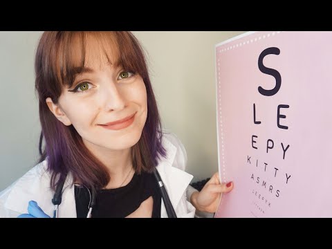 ASMR Clinica Del Sueño Con Examen De Vista | ASMR En Español