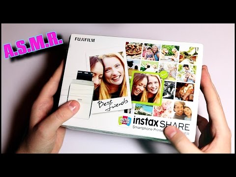 156. Silent Unboxing: Mini Photo Printer (Fuji Instax) - SOUNDsculptures - ASMR