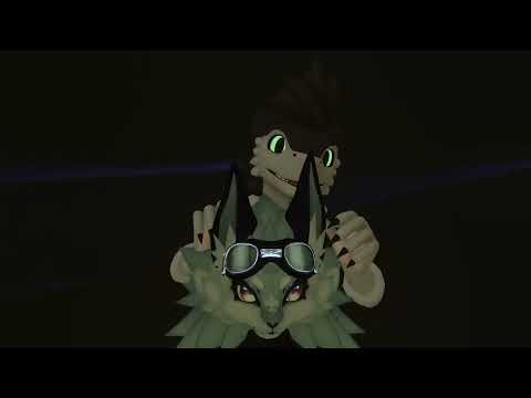 Furry ASMR ✨💕A Sergal Pets a Cute Nova👀✨ Fur soundsAffirmationsFace Tracing