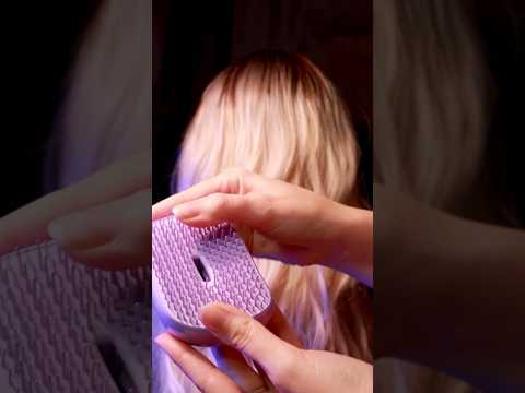 Tangle teezer hair brushing for extra tingles☺️ #asmrhairbrushing #asmrhair #relaxingvideos