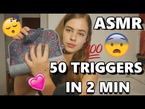 ASMR 50 TRIGGERS in 2 Minutes 😱 💗