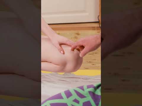 Deep foot stretching for Lisa #stretching