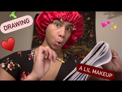 ASMR - Happy Birthday Drawing (Alicia)