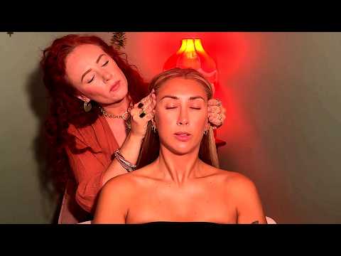 ASMR Upper Body Personal Energetic Release & Crystal Healing 🌙 for Insomnia and Deep Sleep