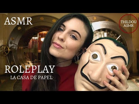 ASMR FRANCAIS 🌙 - ROLEPLAY SURPRISE 1000 abonnés! 🎉 LA CASA DE PAPEL