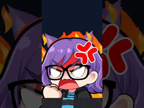 I'm not mad... just angry #vtuber #catgirl