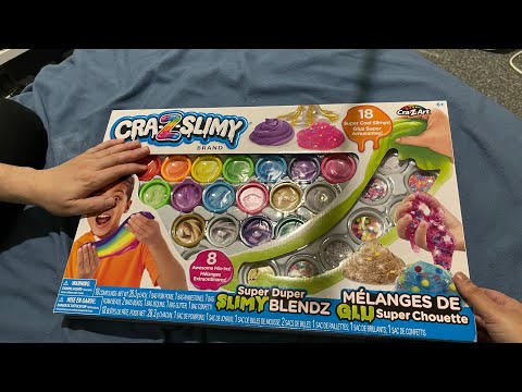 ASMR Slime No Talking making Slime sounds