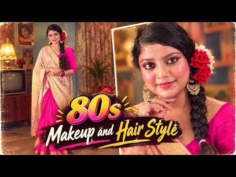 ASMR 80s Makeup And Hairstyle 😍