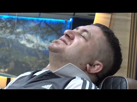 ASMR turkish amazing foot massage + head, back, arm, ear, neck, roller, face, energy, sleep massage