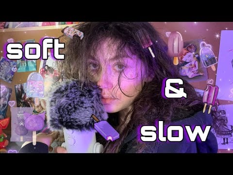 asmr | soft & slow whispering to you | natural mouth sounds and pauses