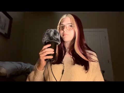 ASMR | Mini Life Update | Soft Whispers | Gum Chewing | Fluffy Mic Scratches | 