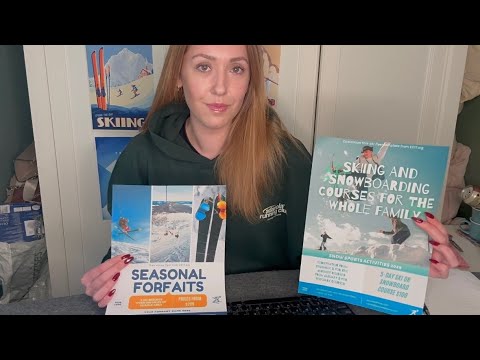 ASMR Travel Agent - Booking Your Winter Ski Holiday Roleplay