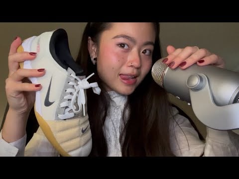 ASMR | fabric sounds, tapping, shoe scratching ༶༶⁺₊𓅯₊⁺༶༶ 