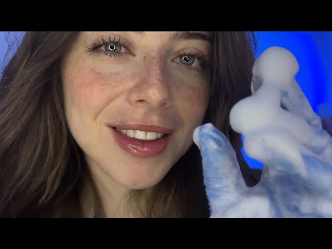 ASMR: FOAM, SCISSOR & GLOVES SOUND ☁️🌙