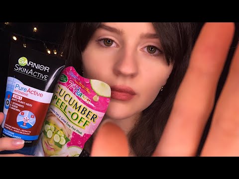 АСМР Мой Уход За Кожей Шёпотом, Болталка & Постукивания 💫 || ASMR My SkinCare Routine Whispered 🎀