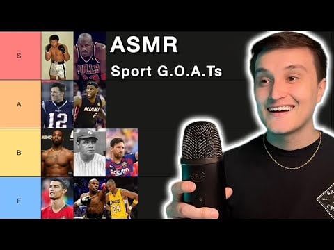 ASMR | Ranking ALL Sport GOATs 🏀⚽️