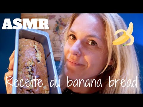 ASMR FR 😋 Recette du banana bread ! C'est délicieux !