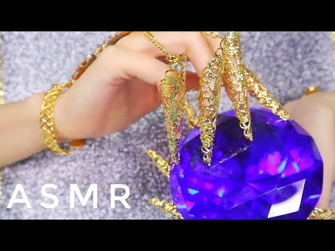 【ASMR/無言】7つのアイテムで魅惑的なタッピング💎🔮Mesmerizing tapping for 7 items