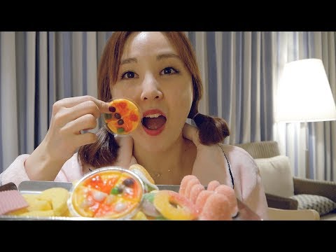 편의점에서 사온 젤리 이팅 ASMR｜Trolli Jelly Party ♬｜ZOOM H6 Recorder & Panasonic G85