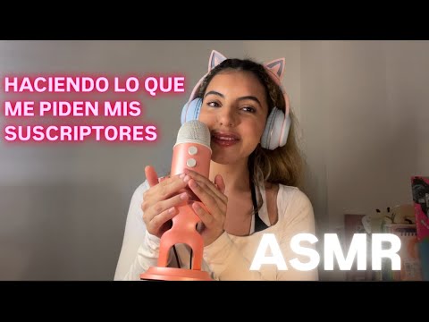 ASMR | HACIENDO TUS TRIGGERS FAVORITOS |ASMR EN ESPAÑOL 💖✨