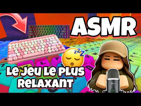 ASMR Français • LE JEU LE PLUS RELAXANT SUR ROBLOX POUR DORMIR ! ⌨️ (KEYBOARD TOWER)