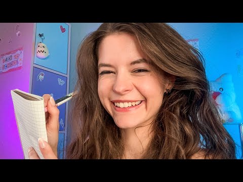 ASMR - Ich stelle dir 100 FRAGEN zum Entspannen 💤  (Keybored Sounds)