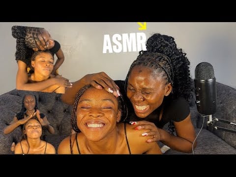 ASMR EAR EATING, EAR CLEANING NECK & SHOULDER MASSAGE, ARMPIT MASSAGE, SCALP SCRATCHING|