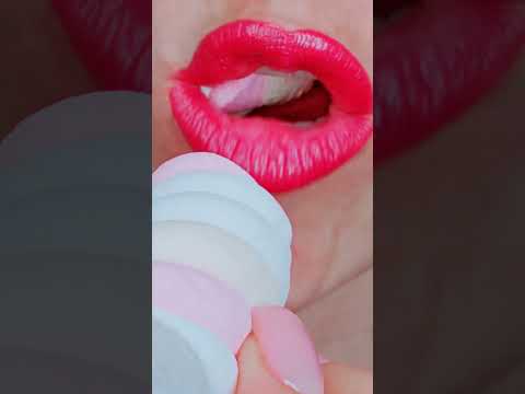 ASMR Marshmallow 🍬 Soft Chewy Sounds | No Talking | 마시멜로 #ASMR #MarshmallowASMR #마시멜로