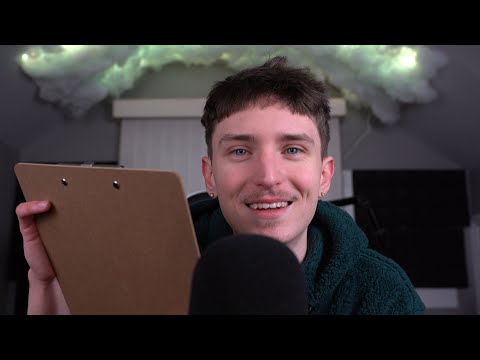 ASMR | Asking You Ridiculous Questions (Writing Sounds, Whispered)