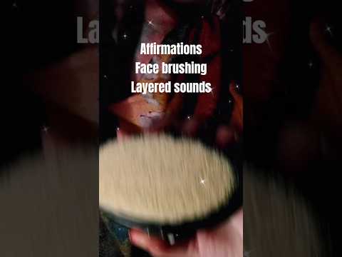 #affirmations #asmr #asmrlikeasandbox #relax #triggersforsleep #facebrushing