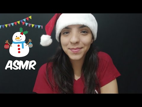 ASMR- ESPECIAL DE NATAL (tapping, scrating, susurros)