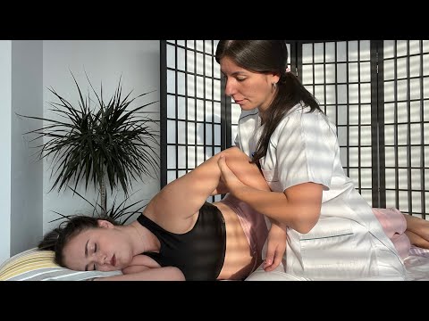 ASMR Osteopathic Treatment of Shoulder Pain | Physical Examination, Special Tests & Shoulder Massage