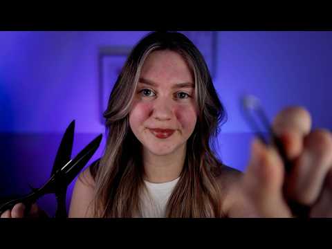 ASMR Stress Plucking + Snipping ✂️  Fall Asleep Fast Tonight